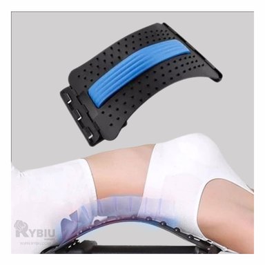 MASAJEADOR RYBIU DE30604 LARGO 39CM RELAJAR CINTURA AZUL + PAPEL REGALO