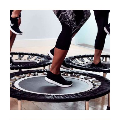 TRAMPOLÍN RYBIU DE30680 23X90CM FACIL ARMADO TAMAÑO S T NEGRO + PAPEL REGALO