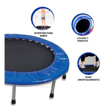 TRAMPOLÍN RYBIU DE30677 23X100CM TAMAÑO M AZUL + POST-IT ADHESIVOS
