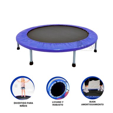 TRAMPOLÍN RYBIU DE30677 23X100CM DIVERTIDO M AZUL + BANDERITAS ADHESIVAS