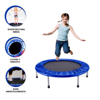 TRAMPOLÍN RYBIU DE30677 23X100CM UTIL TALLA M AZUL + REGALO LIGAS PEINAR