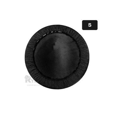 TRAMPOLÍN RYBIU DE30680 90X90 DINAMICO TALLA S EN NEGRO + LIGAS REGALO