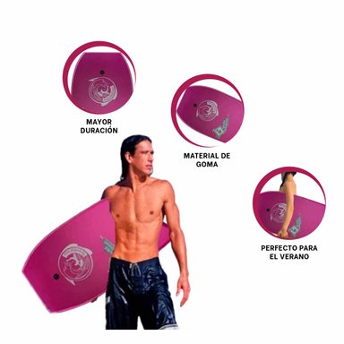 TABLERO NATACIÓN RYBIU PRACTICA Y FLOTADORA 41 MORADO + REGALO STICKERS - 3