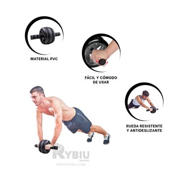 ROLLER RYBIU DE30659 DINAMICO ABDOMINALES NEGRO + GIFT STICKERS