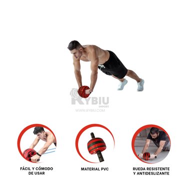 DISCO RYBIU DE30655 UTIL EJERCICIO ROJO + REGALO LIGAS PEINAR