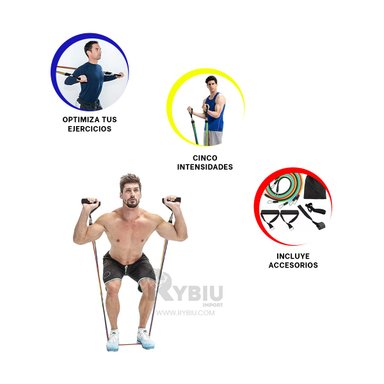 KIT LIGAS RYBIU DE30658 MULTICOLOR ESTIRAMIENTO + REGALO AGENDITA