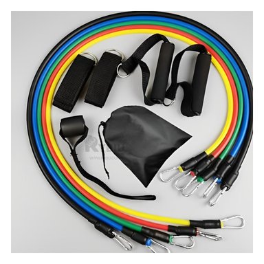 KIT ESTIRAMIENTO 5 LIGAS RYBIU DE30658 MULTICOLOR + GIFT MINIAGENDA