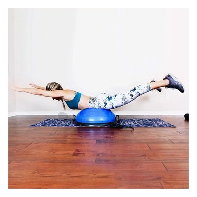 ESFERA FUNCIONAL GIMNASIA RYBIU DE30626 65CM AZUL + REGALO AGENDITA