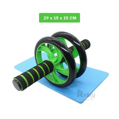 DISCO ABDOMINAL RYBIU DE30657 FITNESS VERDE + BANDERITAS ADHESIVAS - 5