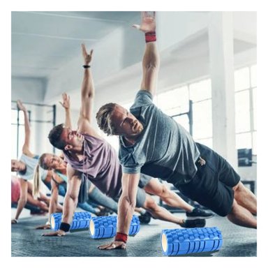 RODILLO RYBIU DE30645 PARA LA RUTINA GYM CELESTE + REGALO STICKERS