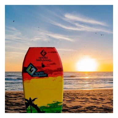 TABLERO SURF RYBIU GR-37DS UTIL BASE LISA MULTICOLOR + ENVOLTORIO REGALO