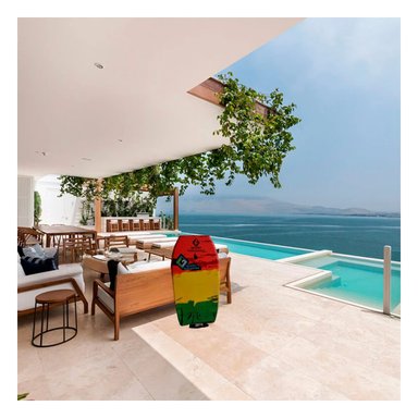 TABLERO SURF RYBIU GR-37DS COMPACTO MULTICOLOR + REGALO STICKERS