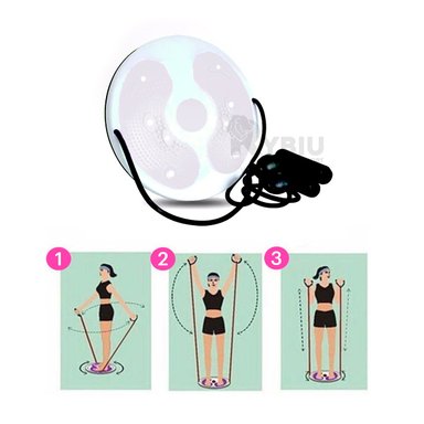 PLATAFORMA RYBIU DE30583 EJERCICIO CON LIGAS BLANCO + REGALO STICKERS