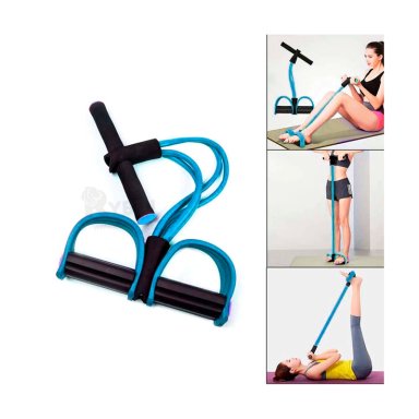 BANDA RYBIU DE30584 DINAMICA ABDOMEN CELESTE Y NEGRO + REGALO AGENDITA