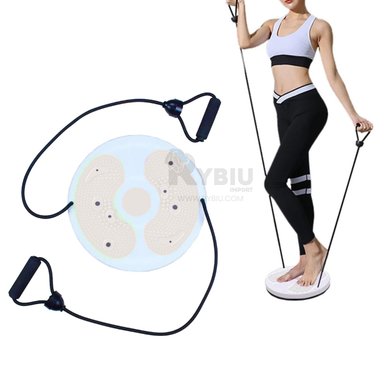 BASE FIT RYBIU DE30583 GIRATORIA BLANCO + REGALO LIGAS PEINAR