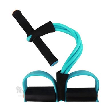 ELÁSTICO RYBIU DE30584 FIT CELESTE Y NEGRO + BANDERITAS ADHESIVAS