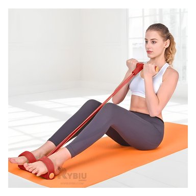 LIGA RYBIU DE30577 PARA EJERCICIOS ABDOM ROJO + PAPEL REGALO