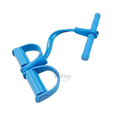 CINTA ELÁSTICA RYBIU DE30580 CELESTE UTIL PILATES + REGALO LIGAS PEINAR