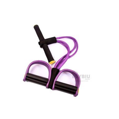 BANDA RYBIU DE30586 DINAMICA ABDOMINAL MORADO Y NEGRO + REGALO AGENDITA