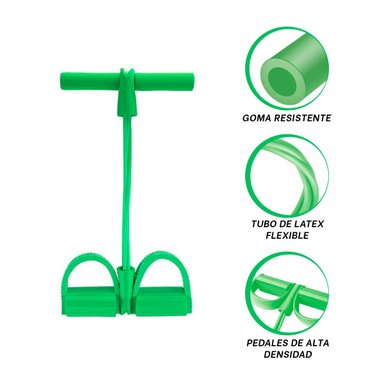 BANDA RYBIU DE30576 EFICIENTE DE EJERCICIOS VERDE + GIFT STICKERS