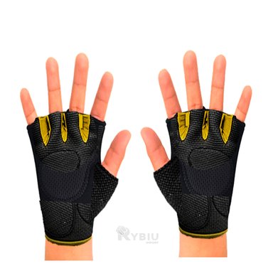 MANOPLAS RYBIU DE30574 FUNCIONALES AMARILLO + LIGAS REGALO