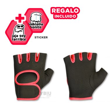 MITONES RYBIU DE30572 LEVANTAMIENTO DEPORTIVO ROJO + GIFT STICKERS