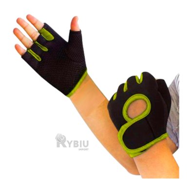 MANOPLAS RYBIU DE30574 UTIL DEPORTE AMARILLO + REGALO LIGAS PEINAR