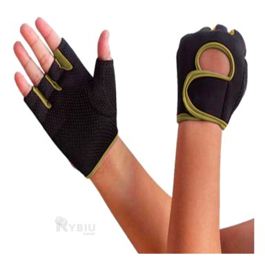 MANOPLAS RYBIU DE30574 UNICAS DEPORTE AMARILLO + BANDERITAS ADHESIVAS