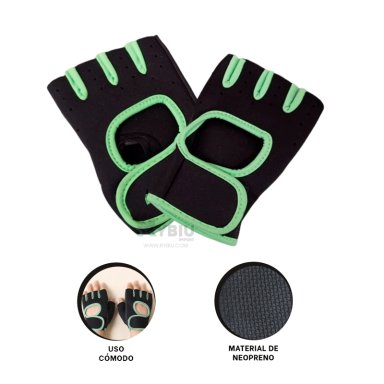 MANOPLAS RYBIU DE30573 VERSATILES DEPORTIVO VERDE + POST-IT ADHESIVOS