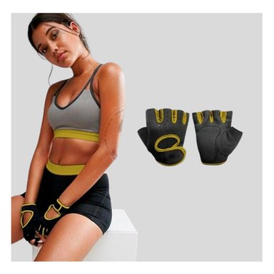 GUANTES RYBIU DE30574 DURADERO ENTRENAMIENTO AMARILLO + PAPEL REGALO
