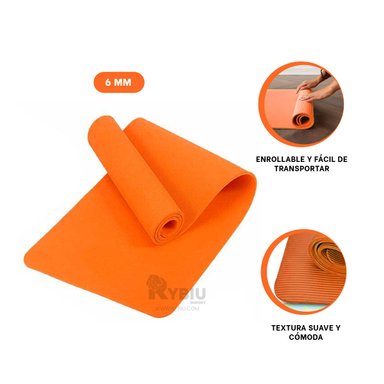 MAT RYBIU DE30612 6MM FISICA ANARANJADO + BANDERITAS ADHESIVAS