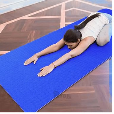 MAT RYBIU DE30618 6MM FITNESS AZUL + PAPEL REGALO