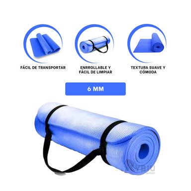 MAT RYBIU DE30618 6MM CONFORTABLE AZUL + REGALO AGENDITA