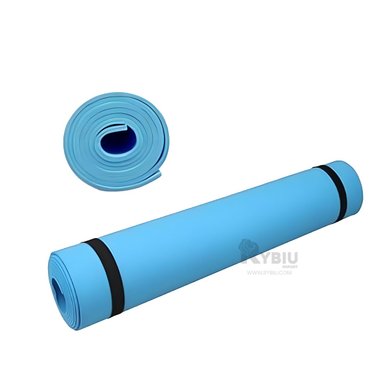MAT RYBIU DE30613 6MM EJERCICIOS YOGA CELESTE + REGALO STICKERS