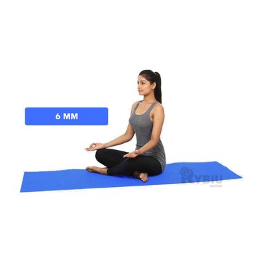 COLCHONETA RYBIU DE30618 6MM YOGA AZUL + BANDERITAS ADHESIVAS