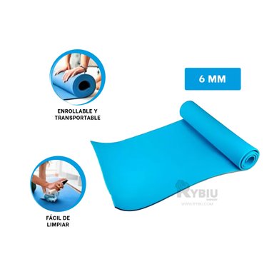 MAT RYBIU DE30613 6MM FISICA CELESTE + BANDERITAS ADHESIVAS