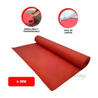 COLCHONETA RYBIU DE30614 6MM YOGA LILA + BANDERITAS ADHESIVAS