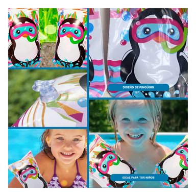 FLOTADORES RYBIU 32102 MULTICOLOR PRACTICO USAR EN PINGUINO + GIFT MINIAGENDA - 2