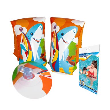 FLOTADORES RYBIU 32102 MULTICOLOR MARAVILLOSOS Y BONITOS TIBURON + REGALO AGENDITA - 4