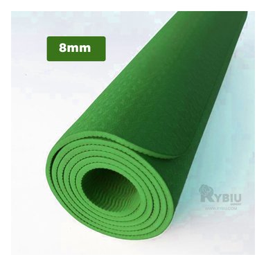 COLCHONETA RYBIU DE30625 8MM ANTIDESLIZANTE VERDE + LIGAS REGALO