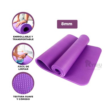 MAT RYBIU DE30620 8MM PRACTICA LILA + PAPEL REGALO