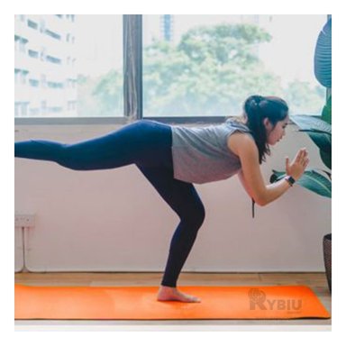 MAT RYBIU DE30619 8MM GOMA EVA ANTIDESLIZANTE ANARANJADO