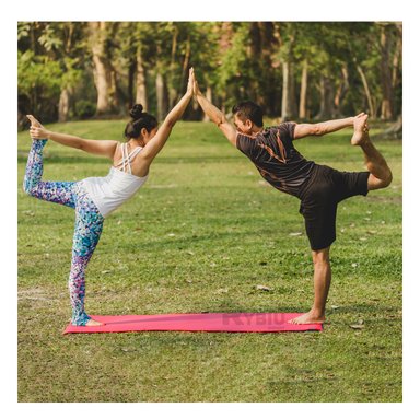 COLCHONETA RYBIU DE30623 8MM PILATES ROJO + REGALO LIGAS PEINAR