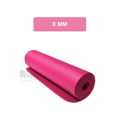 MAT RYBIU DE30624 8MM UTIL HACER YOGA ROSADO + PAPEL REGALO