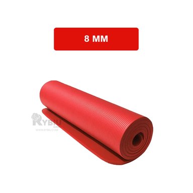 MAT RYBIU DE30623 8MM ENRROLLABLE GOMA EVA ROJO + REGALO STICKERS