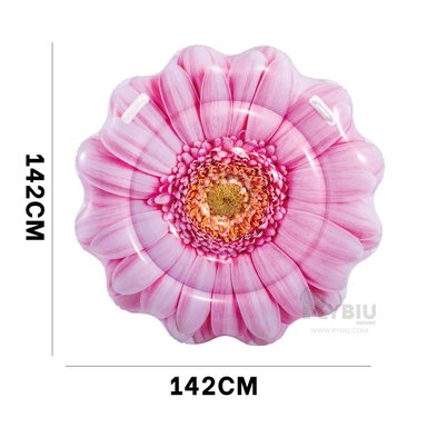 FLOTADOR RYBIU 58787EU ROSADO CON DISEÑO GIRASOL 142X142CM + PAPEL REGALO - 5