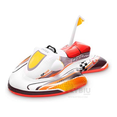 INFLABLE DE DISEÑO MODERNO FORMA DE MOTO Y+REGALO AGENDITA - 3