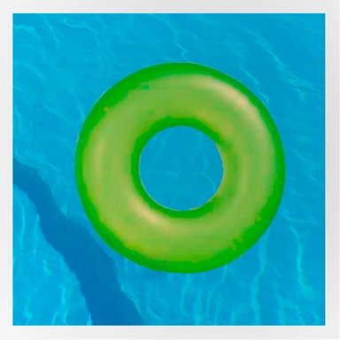 JUGUETE ACUATICO NEON VERDE 91 CM DIVERTIDO PARA JUEGOS Y+POST IT - 3