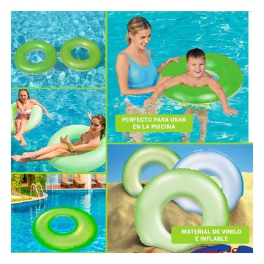 JUGUETE ACUATICO NEON VERDE 91 CM DIVERTIDO PARA JUEGOS Y+POST IT - 5