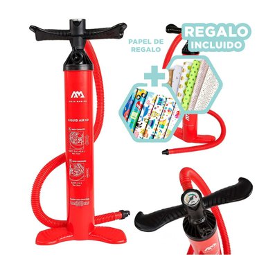INFLADOR RYBIU COD.303021 BOMBA CAMA SOPORTE ROJO + PAPEL REGALO